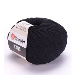 Пряжа YarnArt Jeans 53 (черный)