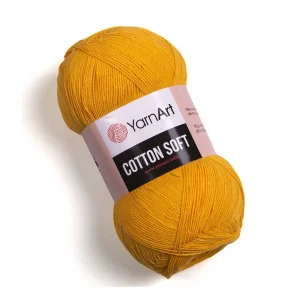 Пряжа YarnArt Cotton Soft 35 (желтый)