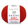 Пряжа Gazzal Baby Cotton 3443 (красный)