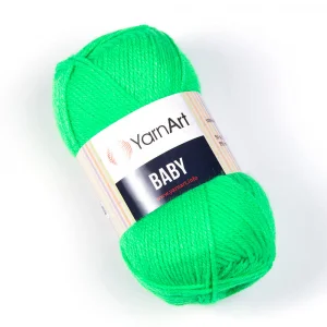 Пряжа YarnArt Baby 8233 (светло-зеленый)
