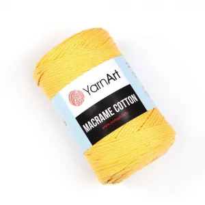 Пряжа YarnArt Macrame Cotton 764 (желтый)