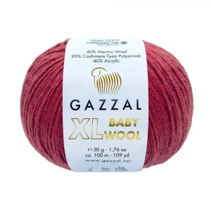 Пряжа Gazzal Baby Wool XL 816XL (вишневый)