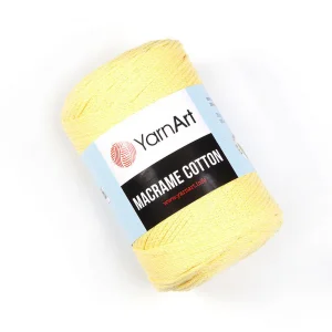 Пряжа YarnArt Macrame Cotton 754 (светло-желтый)