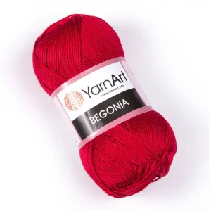 Пряжа YarnArt Begonia 5020 (темно-красный)