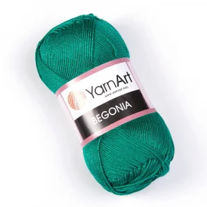 Пряжа YarnArt Begonia 6334 (зеленый)