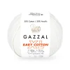 Пряжа Gazzal Baby Cotton XL 3432XL (белый)