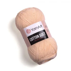 Пряжа YarnArt Cotton Soft 73 (светло-персиковый)