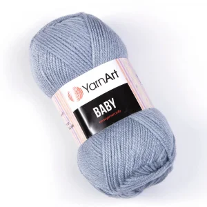 Пряжа YarnArt Baby 3072 (голубовато-серый)