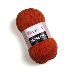 Пряжа YarnArt Cotton Soft 85 (оранжевый)