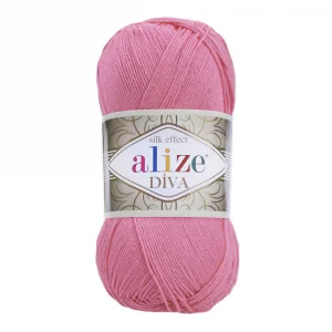 Пряжа Alize Diva 178 (ярко розовый)