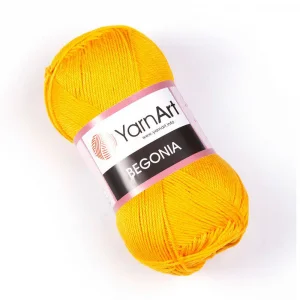 Пряжа YarnArt Begonia 5307 (ярко-желтый)