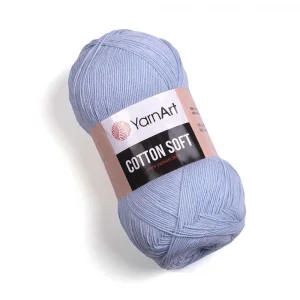 Пряжа YarnArt Cotton Soft 75 (светлый джинс)