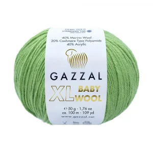 Пряжа Gazzal Baby Wool XL 838XL (оливковый)