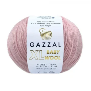 Пряжа Gazzal Baby Wool XL 828XL (розовый)