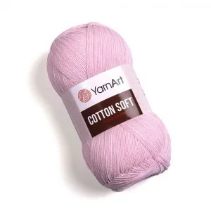 Пряжа YarnArt Cotton Soft 74 (детский розовый)