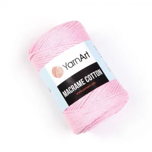 Пряжа YarnArt Macrame Cotton 762 (светло-розовый)