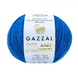 Пряжа Gazzal Baby Wool XL 802XL (синий)