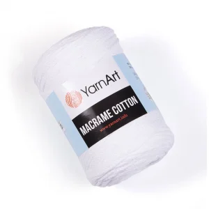 Пряжа YarnArt Macrame Cotton 751 (белый)