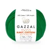 Пряжа Gazzal Cotton XL 3456XL (зеленый)